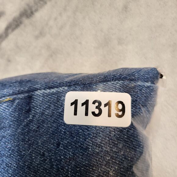 Lee Jeans Womans 20W Blue Denim Relaxed Fit Classic Tapered Leg Casual Pants - Picture 12 of 12